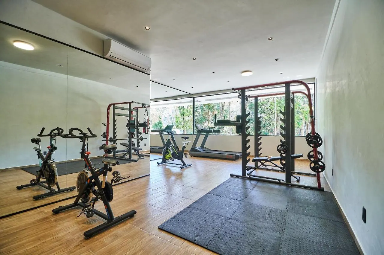 Elegant Trendy Apartment In Tulum With Infinity Pool, Breathtaking Jungle View & Bottle Of Wine Per Stay