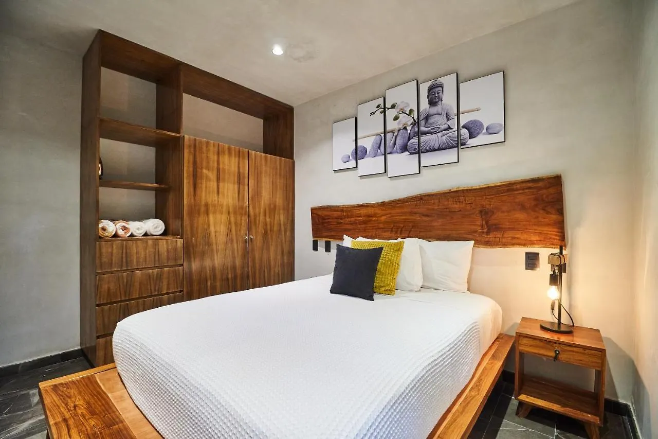 Elegant Trendy Apartment In Tulum With Infinity Pool, Breathtaking Jungle View & Bottle Of Wine Per Stay